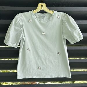Zara Jeweled Top